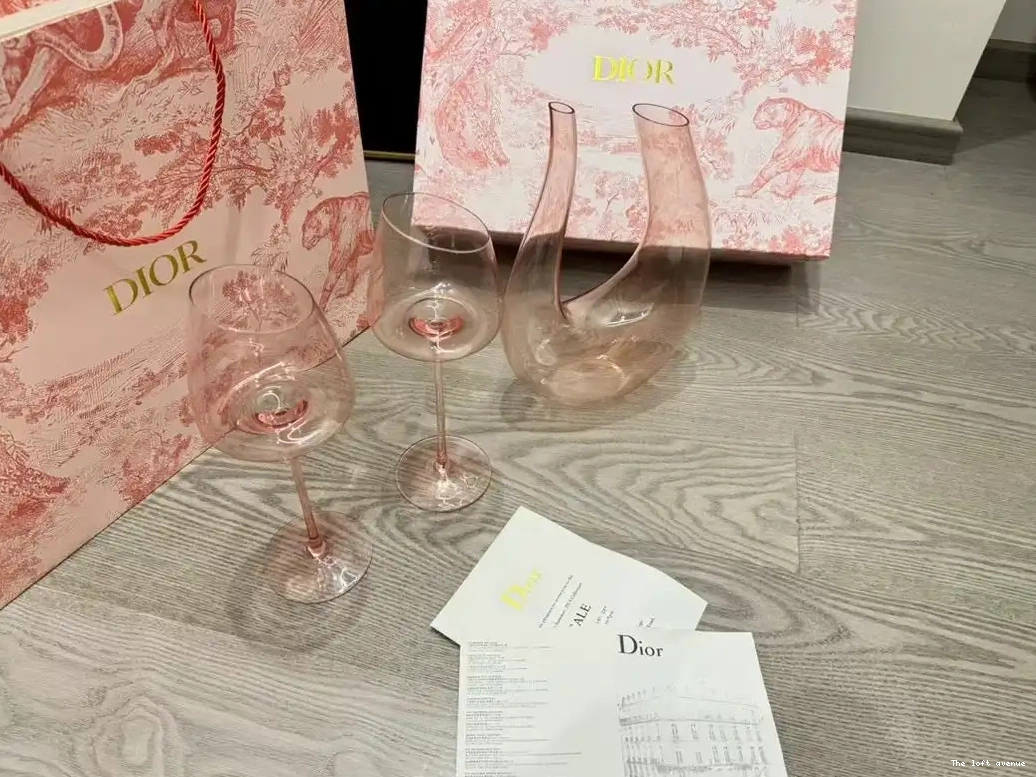 CHRISTIAN DECANTER WINE AND SET GLASSES 0522